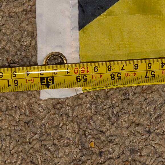 Jamaica National Flag 5x3 FT Black Green Gold Banner with Grommets - Picture 3 of 10